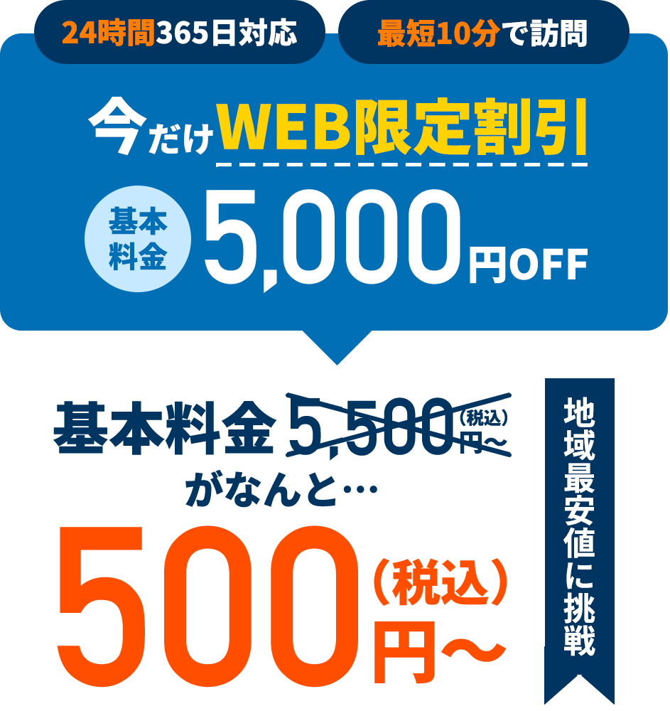 今なら基本料金500円！